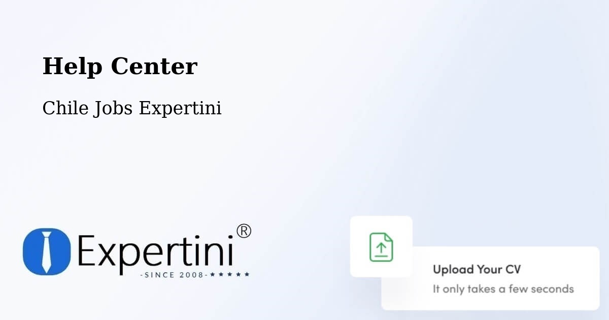 Help Center – Yumbel - Chile Jobs Expertini
